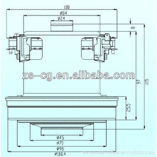 MOTOR LIMPIADOR AL VACÍO 1800W